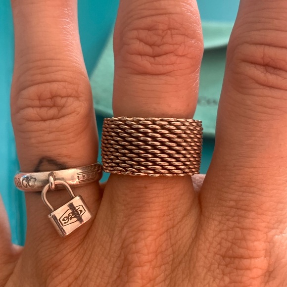 Tiffany & Co. Jewelry - Tiffany & co mesh ring 💍 somerset collection